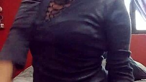 masturbating in the in-laws' house in sexy lingerie?