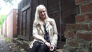 So, this blonde babe Satine Spark got daring, masturbating in a park. Public nudity at its finest for a young 18+!