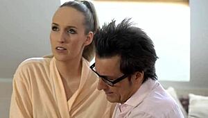 Daddy4k After Some Hesitation Teen 18+ Spreads Legs For Bf's Naughty Father 😏