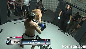 I watch Ann Marie Rios passionately fuck the boxing winner