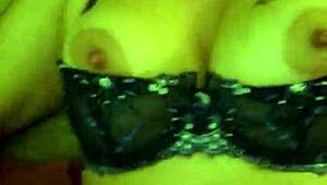 Chrissy fucked while masturbating in lingerie pov