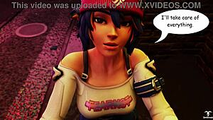 i-i mean kiriko from overwatch is offering a blowjob to some random guy in this 3d comic