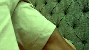 lucky anne, stepbrother helps with massage, then fucks her ass!