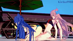 Tsubasa And Maria Have Intense Futanari Sex In Symphogear Hentai