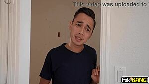 Horny milf Sophia Locke surprises stepson with deepthroat and wild riding