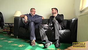 British Subslut's Intense Fucking and Cum Feeding