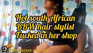 The Hoodpecker's Passionate Encounter with the BBW Hair Stylist Continues