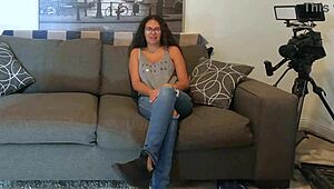 Angel Lover Chokes on Cock During Pink Pussy Casting Interview