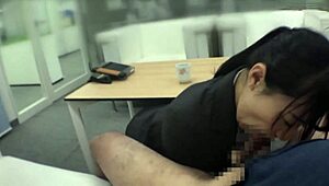 this japanese amateur, kato-san, a shy ol, gets forced into wild office sex.