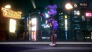 Bonnie's seductive dance in the anime3d music video