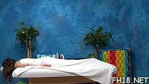 Teen Receives Oiled Blowjob During Eros Massage