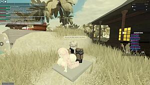 Chatting about deepthroat and anal sex in roblox porn