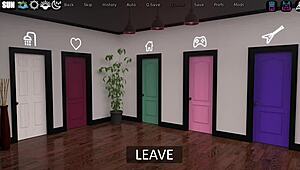 feeling excited as stepsister cosplays 2b and gives footjob