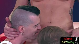 Wow, twinks devour master’s cock before taking a rough fist!