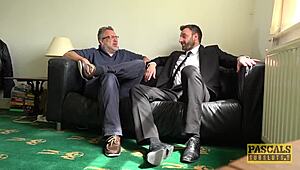 British Subslut's Intense Fucking and Cum Feeding