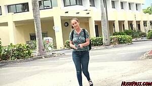 busty catie robbins slays in her first porn scene ever! wow! 😍