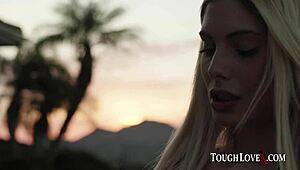 Stunning blonde Nella Jones enjoys intense hardcore sex