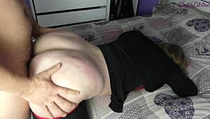 I've invited my sexy stepmom to my New Year's party and I'm planning to have sex with her massive booty
