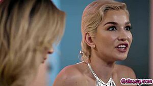 Brooke Banner and Skye Blue can't resist their lust