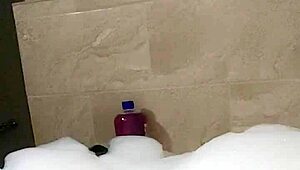 Cyno Enjoys Solo Bubble Bath in Cosplay Costume