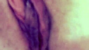 I'm just caressing my pussy in the bathroom, feeling so sexy