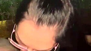 Damn! Latina Milf Sucks Hard Cock and Licks Balls With Passion!