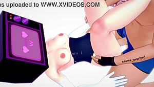 Tv woman craves to screw in her bikini suit