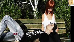 intertwined 32 fucking hot redhead in erotic 3d porn