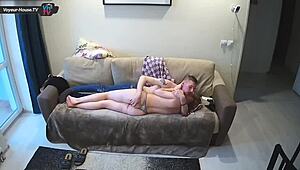 hey, wanna see this redhead teen 18+ ride her bf crazy?