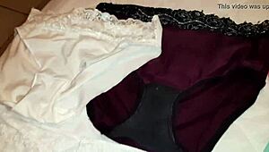 My friend's thong makes a perfect bed for a hot load