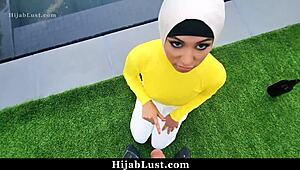 how does new stepbrother help hijab stepsis achieve her dream?