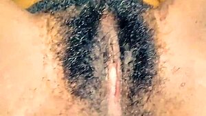 The horny ebony wife bent over for the landlord's monster cock in homemade sex