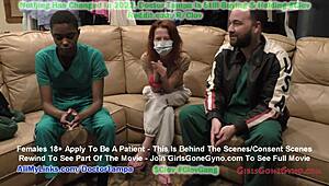 wow, nurse stacy shepard testing gloves for the perfect fit!