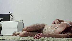 Couple Enjoys Intimate Moment on Carpet in Hot Poses