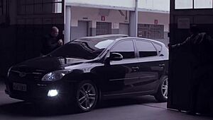 Fabi Thompson, Emme White, and Fernandinha Fernandes Bang Wild in Car