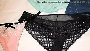 Big Load in Friend's Thong. Messy Surprise.