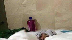 Cyno Enjoys Solo Bubble Bath in Cosplay Costume