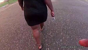 Black woman gets doggystyle in Chicago women's bathroom