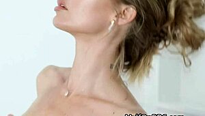 Busty Housewife Showers With Neighbor