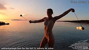 Man, I’m just lovin’ nude fire dancin’ at sunset on beach!