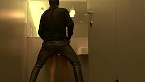 European babe sucks dick