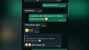 My neighbor invites me to see her new lingerie 😏