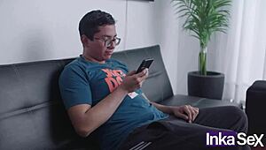 my most perverted memory with the big-ass milf teacher in class, she gave handjob and blowjob