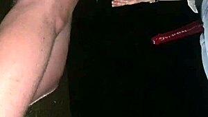 Wife Pegs Husband Outdoors in Public Woods