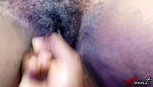 she told me to massage her wet pussy, and i made her moan so loud