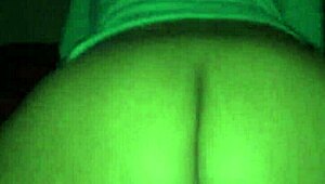 Amateur Ebony Redbone Rides Big Black Cock at Home