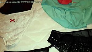 Big Load in Friend's Thong. Messy Surprise.