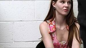 omg shoplyfter caught this skinny redhead teen stealing and she got slammed by lp officer