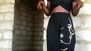 Crazybitch doing a wild striptease live for her fans right now.