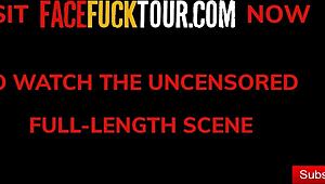 18yo Petite Latina Amateur Face Fucked in 69 Blowjob Throatpie! 😜